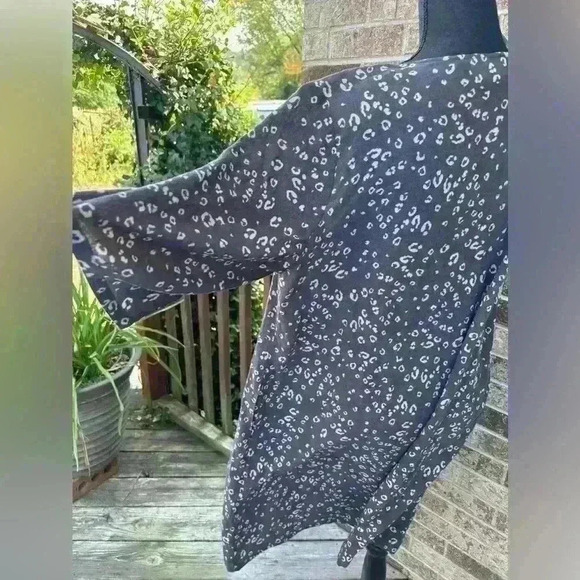 RYLLACE ANIMAL PRINT BOHO TASSEL TIE SHIFT DRESS PLUS SIZE 1X ❣️NEW - Picture 13 of 15